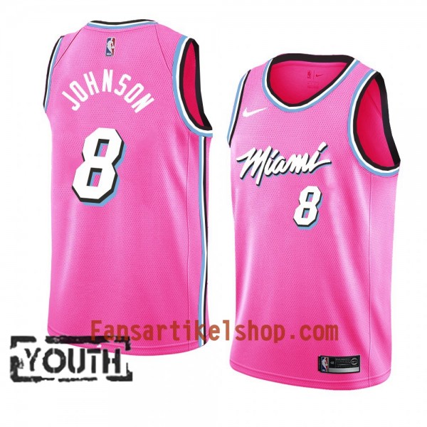Miami Heat Trikot Tyler Johnson 8 2018-19 Nike Pink Swingman - Kinder Miami Heat Trikot Tyler Johnson 8 2018-19 Nike Pink Swingman - Kinder
